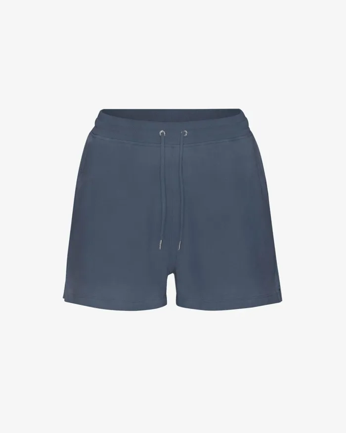Women Women Organic Sweatshorts Neptune Blue Colorful Standard Shorts