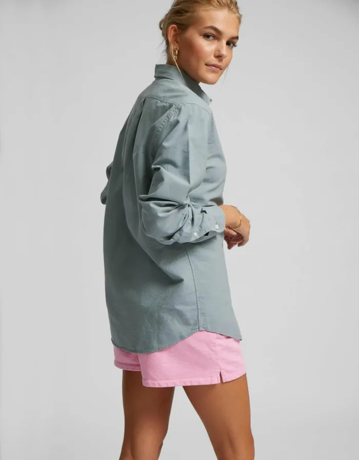 Women Women Organic Sweatshorts Neptune Blue Colorful Standard Shorts