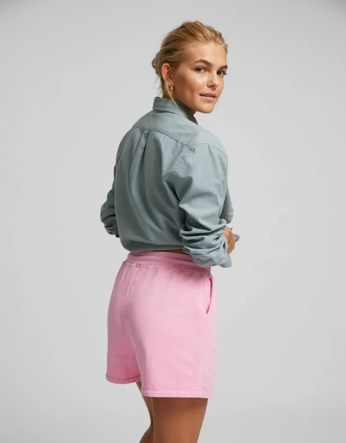 Women Women Organic Sweatshorts Neptune Blue Colorful Standard Shorts