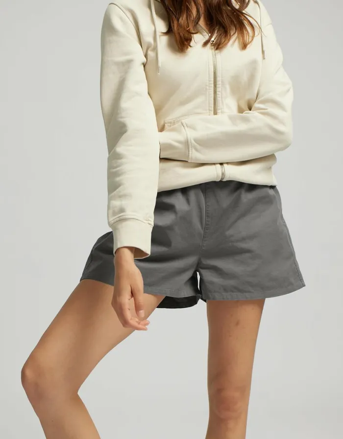 Women Women Organic Twill Shorts Hunter Green Colorful Standard Shorts