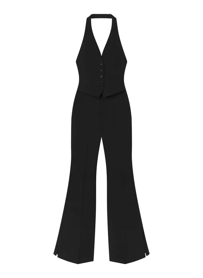 Women Woodson Tailored Jumpsuit Black ALC Jumpsuits