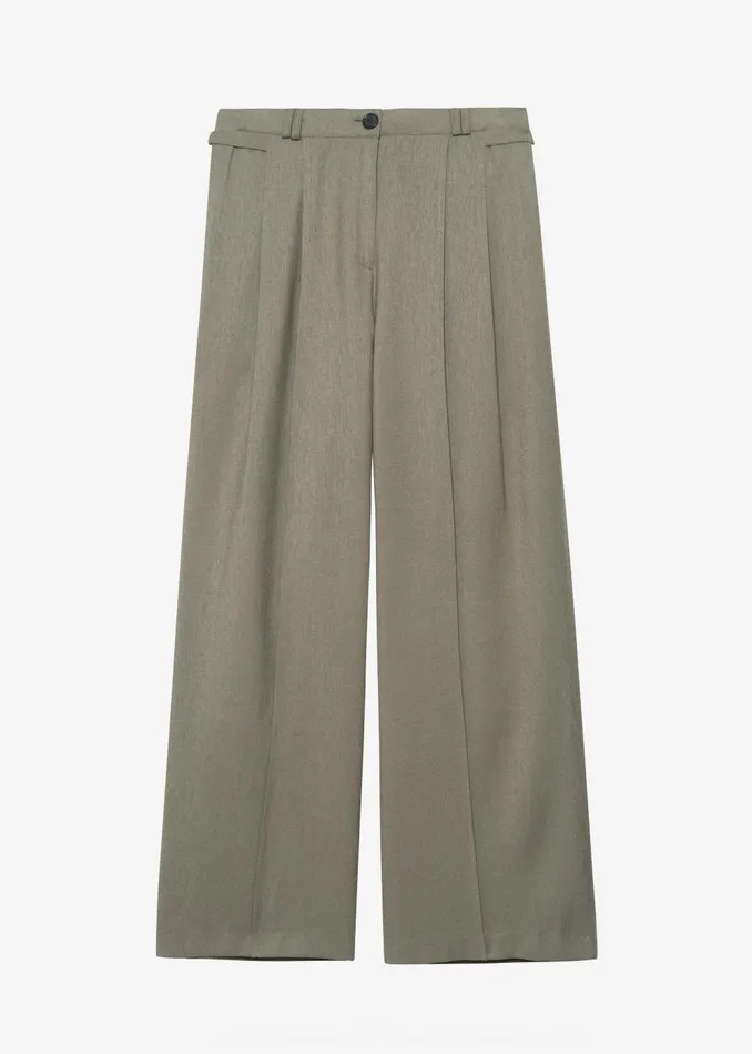 Women Xia Side Belt Trousers 8211 Khaki The Frankie Shop Bottoms
