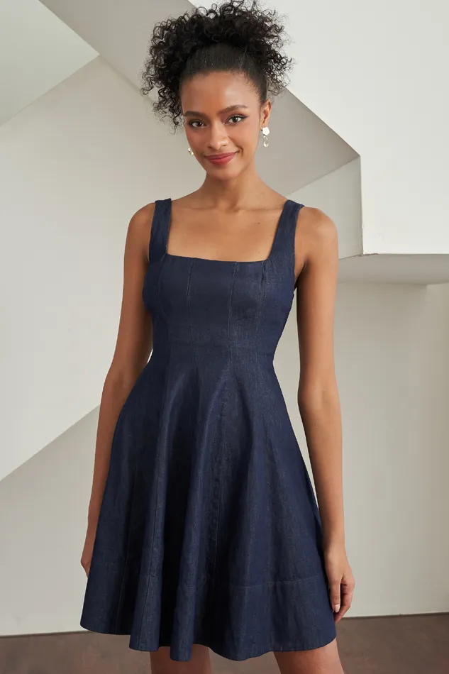 Women YUMI KIM Dresses BABE DRESS Dark Chambray
