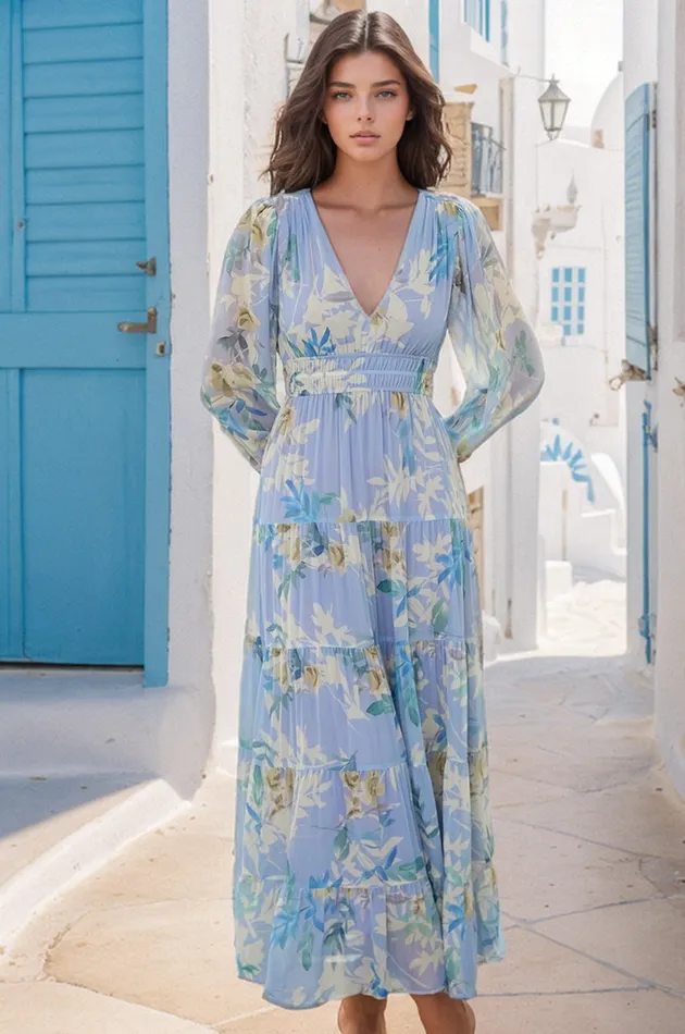 Women YUMI KIM Dresses BLAKE DRESS Sky High Blue