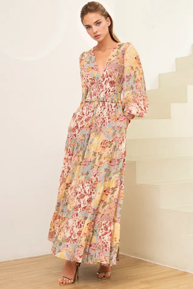 Women YUMI KIM Dresses FRIDA MAXI DRESS Rosewood