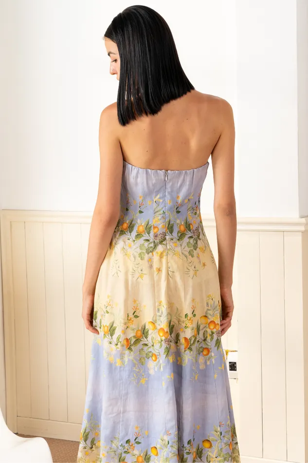Women YUMI KIM Dresses JEN LINEN DRESS Coastal Grove Sunrise
