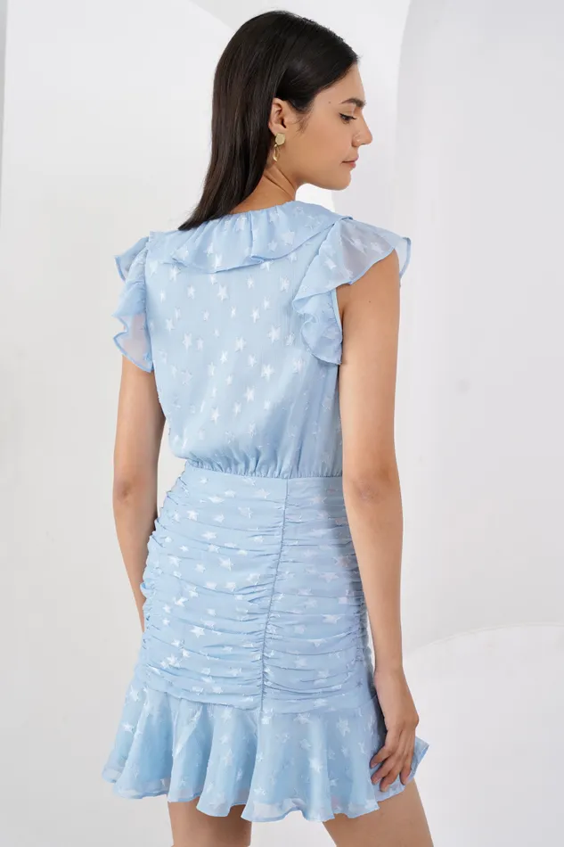 Women YUMI KIM Dresses ORCHID DRESS Starry Sky Blue