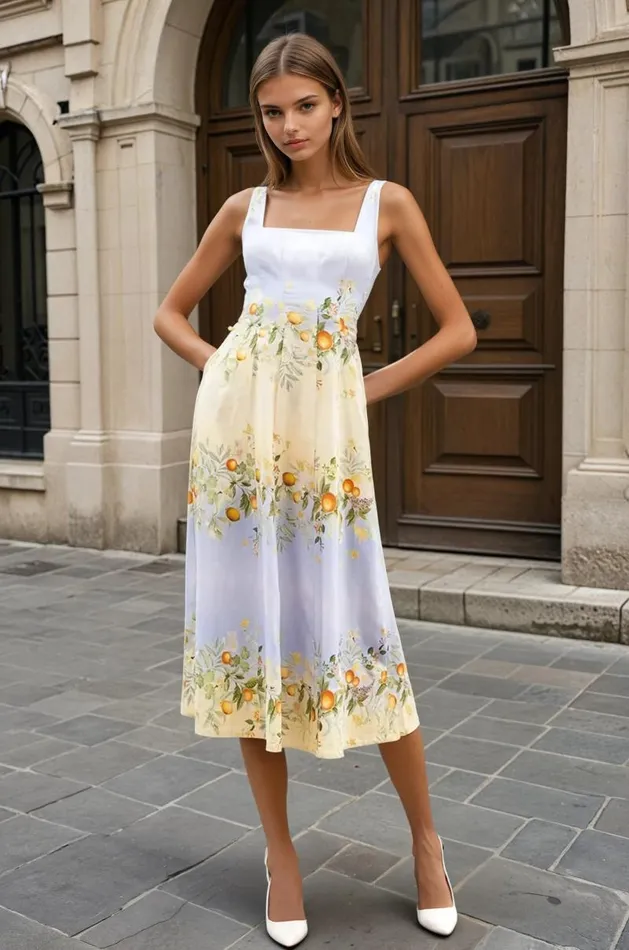 Women YUMI KIM Dresses SIENNA DRESS Coastal Grove Sunrise