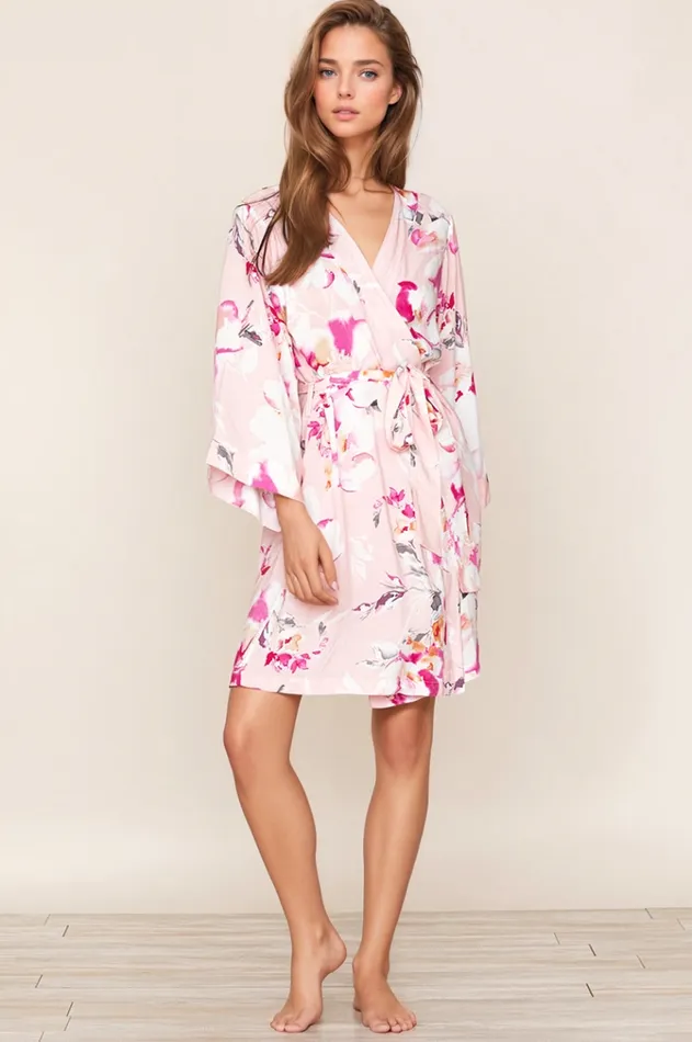 Women YUMI KIM Robes and Pajamas DREAM LOVER FLORAL ROBE Love Is In The Air Cameo