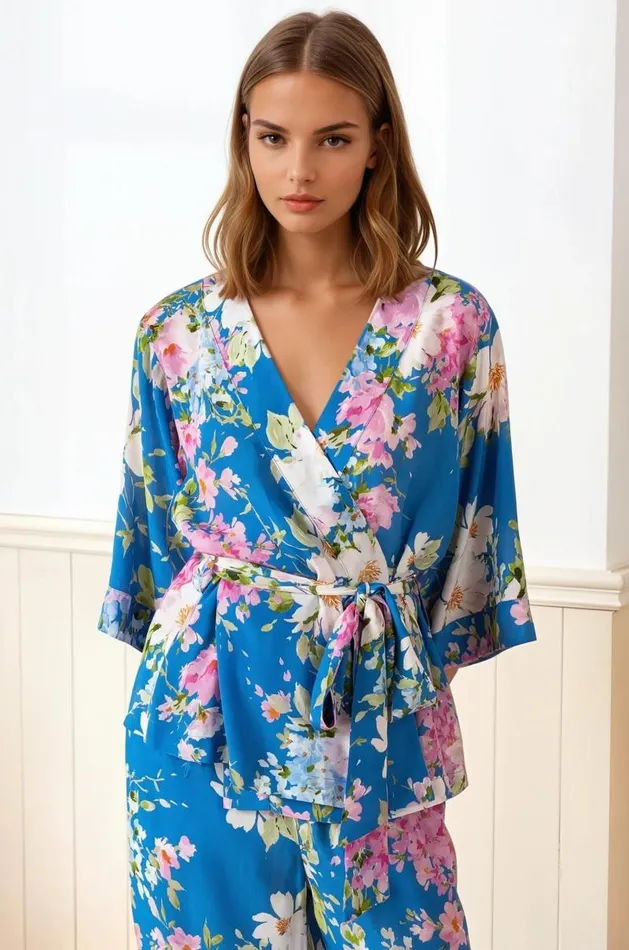 Women YUMI KIM Sets MIRANDA KIMONO TOP Soft Kiss Royal