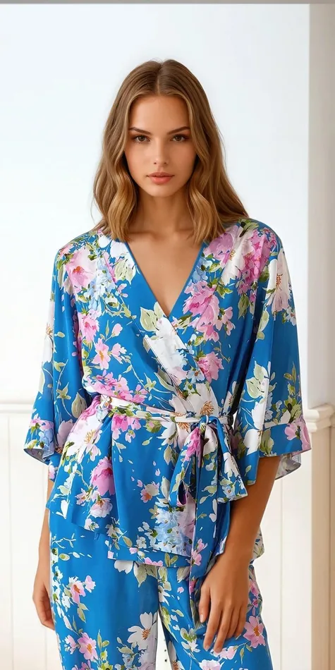 Women YUMI KIM Sets MIRANDA KIMONO TOP Soft Kiss Royal