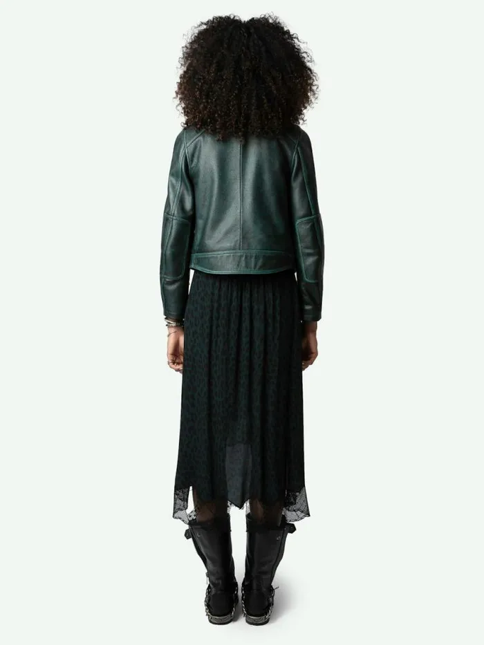 Women Zadig and Voltaire Dresses and Skirts Joslin Leopard Skirt Peaks