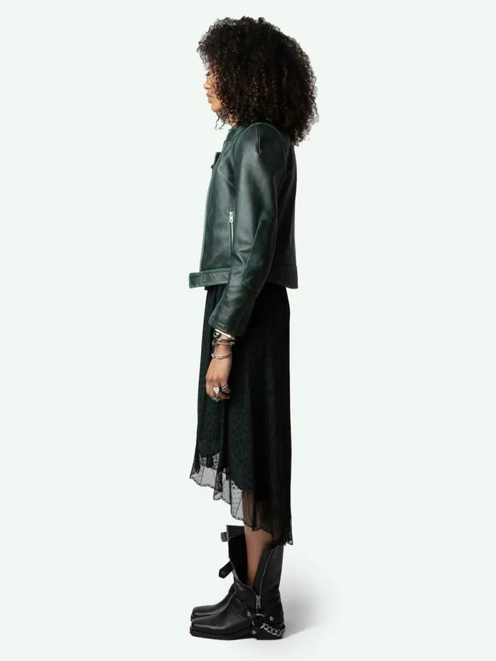Women Zadig and Voltaire Dresses and Skirts Joslin Leopard Skirt Peaks