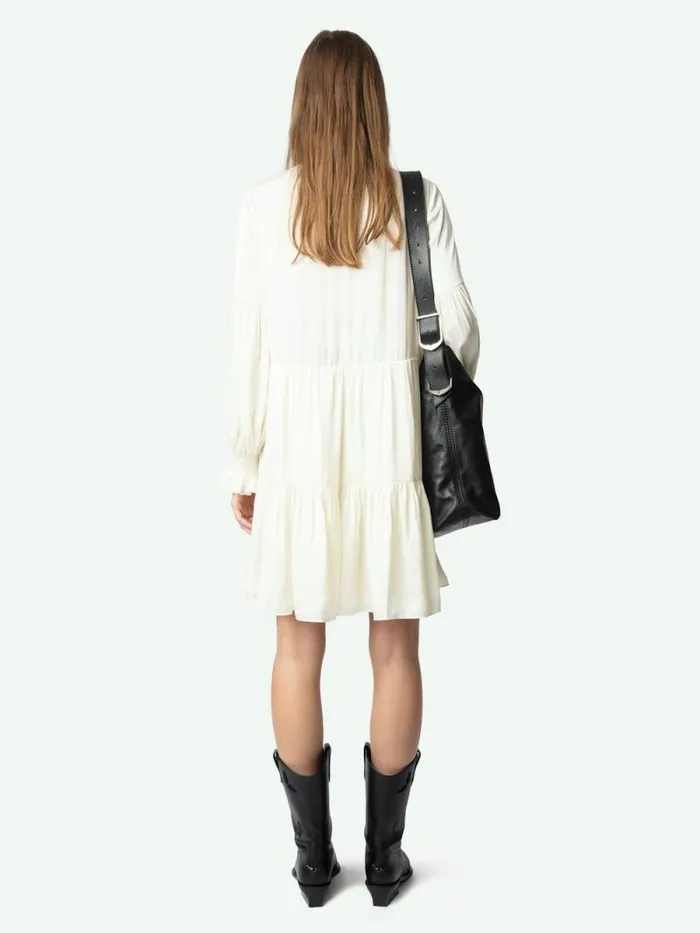 Women Zadig and Voltaire Dresses and Skirts Randy Satin Dress Flake