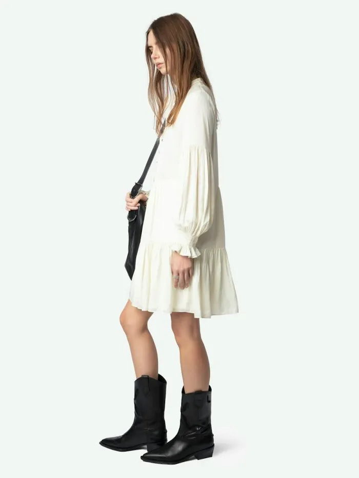 Women Zadig and Voltaire Dresses and Skirts Randy Satin Dress Flake