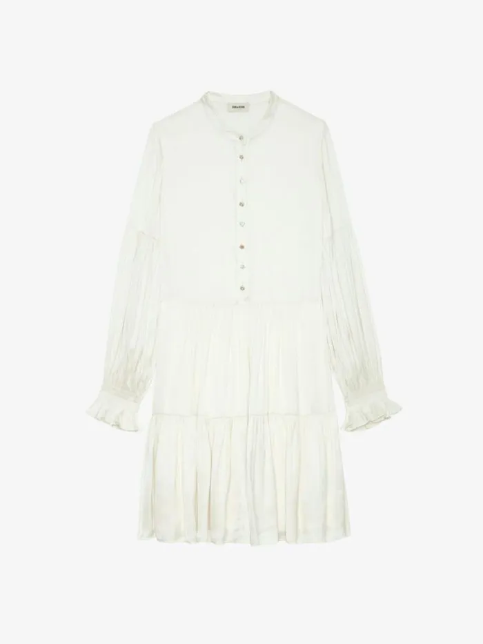 Women Zadig and Voltaire Dresses and Skirts Randy Satin Dress Flake