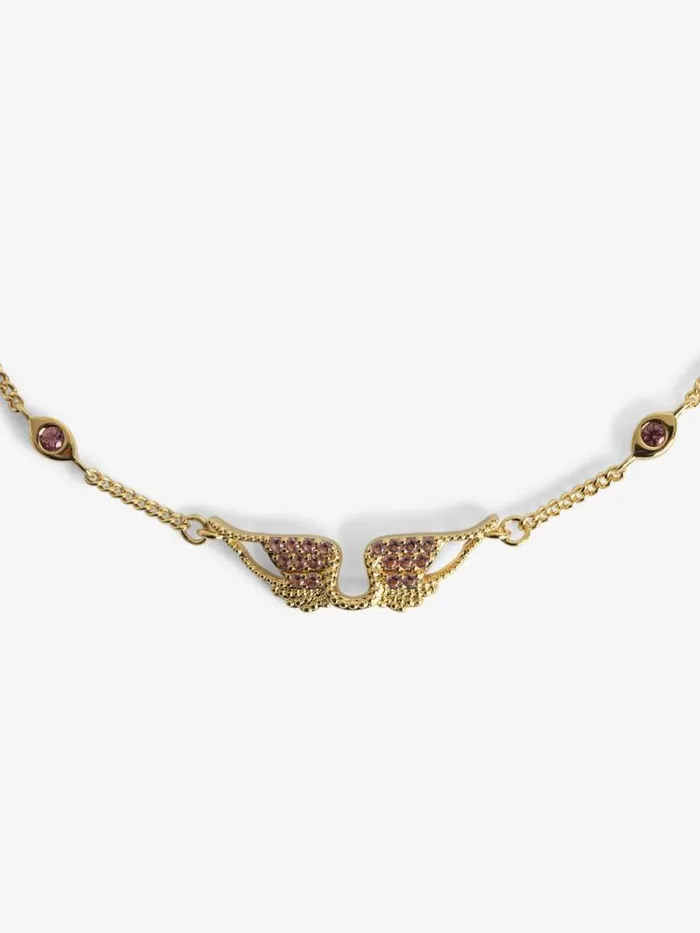 Women Zadig and Voltaire Jewelry Rock Bracelet Shiny Gold