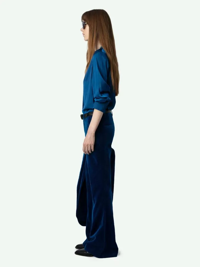 Women Zadig and Voltaire Suiting Prevy Velvet Pants Overseas Women Zadig and Voltaire Suiting Prevy Velvet Pants Overseas