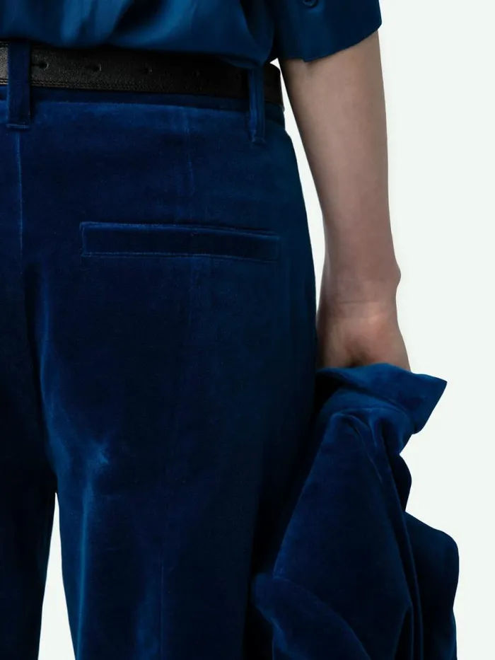 Women Zadig and Voltaire Suiting Prevy Velvet Pants Overseas Women Zadig and Voltaire Suiting Prevy Velvet Pants Overseas