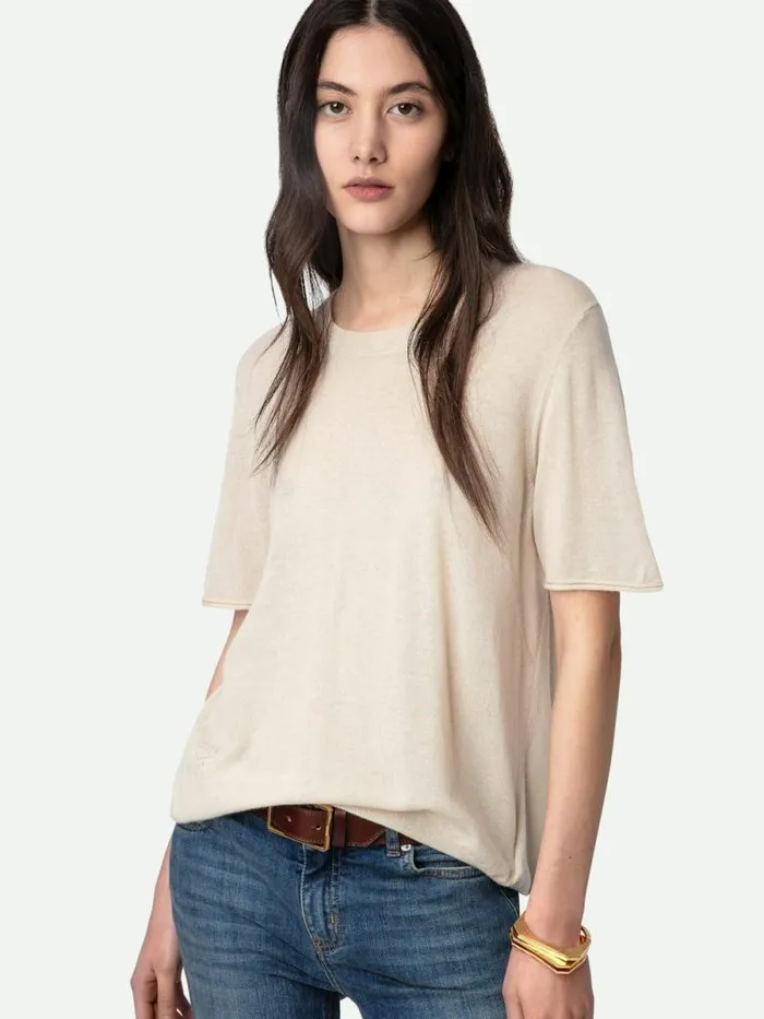 Women Zadig and Voltaire Sweaters and Cardigans Ida Cashmere Sweater Judo Women Zadig and Voltaire Sweaters and Cardigans Ida Cashmere Sweater Judo