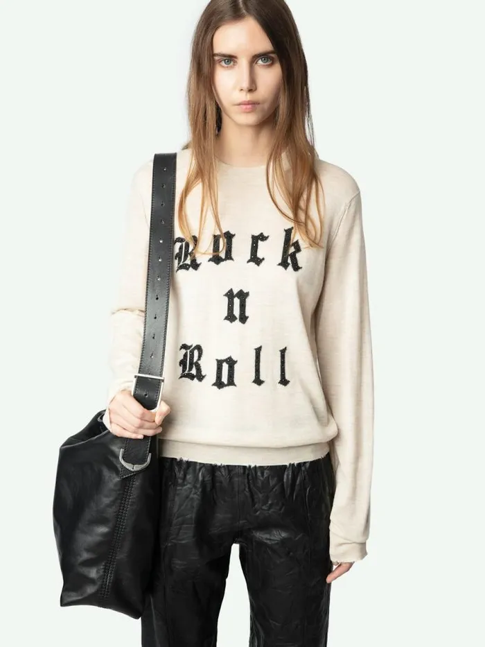 Women Zadig and Voltaire Sweaters and Cardigans Ivy Sweater Geology