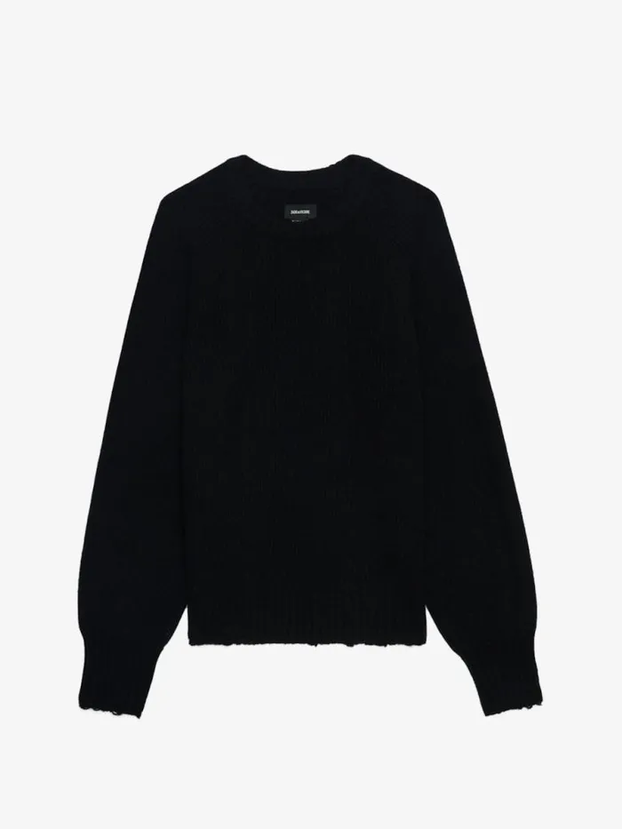 Women Zadig and Voltaire Sweaters and Cardigans Moris Sweater Black Women Zadig and Voltaire Sweaters and Cardigans Moris Sweater Black
