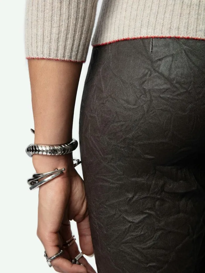 Women Zadig and Voltaire Sweaters and Cardigans Sourcy Cashmere Sweater Latte Women Zadig and Voltaire Sweaters and Cardigans Sourcy Cashmere Sweater Latte