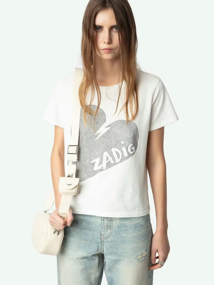 Women Zadig and Voltaire TShirts Alys Tshirt Judo Women Zadig and Voltaire TShirts Alys Tshirt Judo