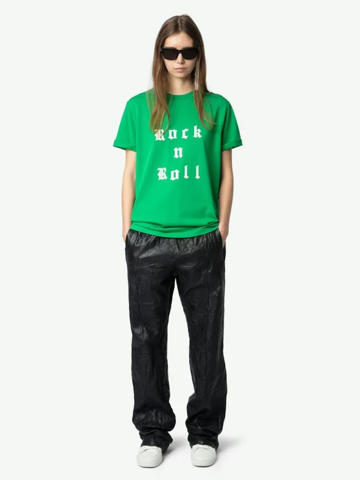 Women Zadig and Voltaire TShirts Edwin Tshirt Gazon