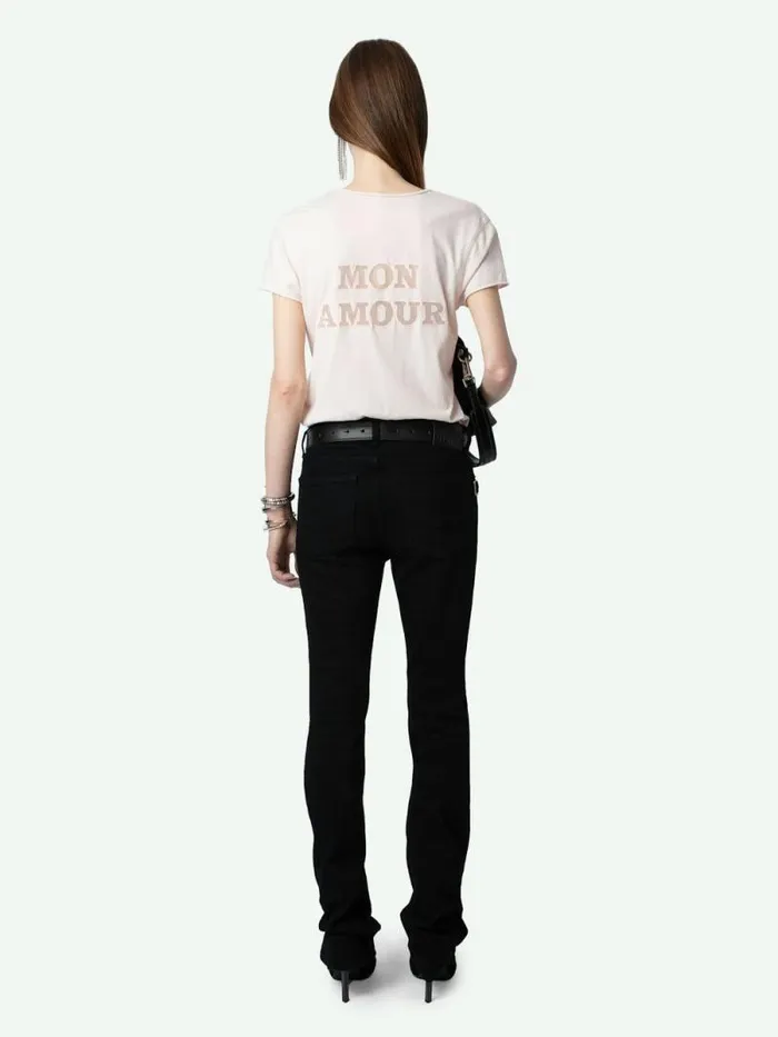 Women Zadig and Voltaire TShirts Story Fishnet Tshirt Sweet Women Zadig and Voltaire TShirts Story Fishnet Tshirt Sweet