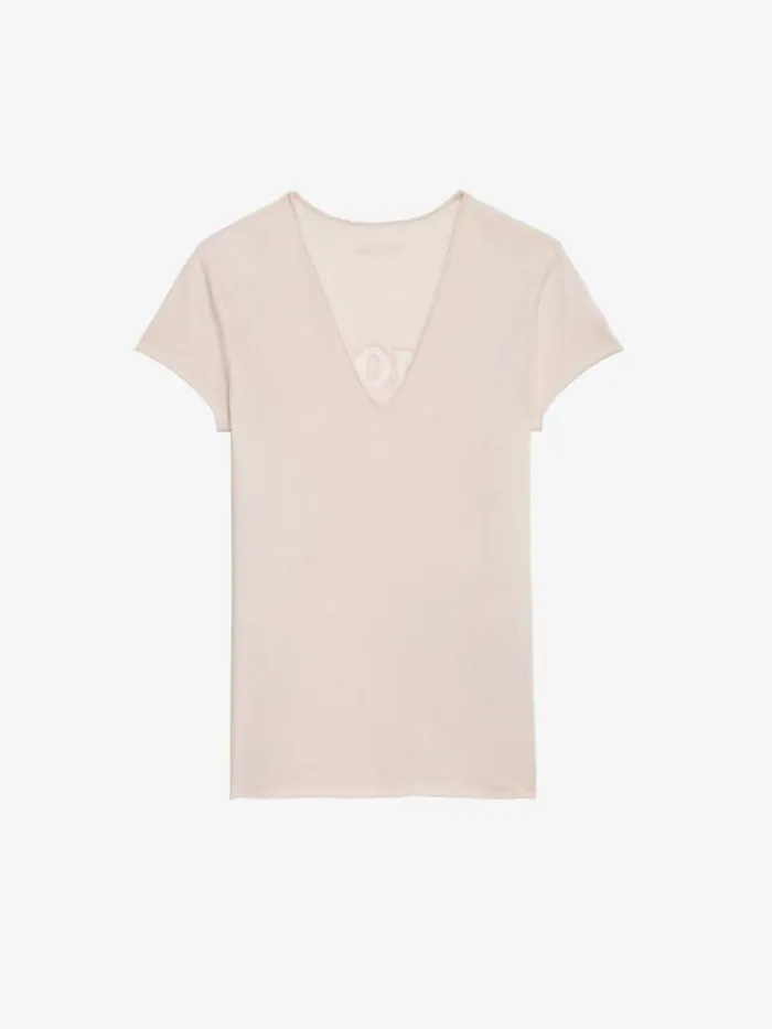 Women Zadig and Voltaire TShirts Story Fishnet Tshirt Sweet Women Zadig and Voltaire TShirts Story Fishnet Tshirt Sweet