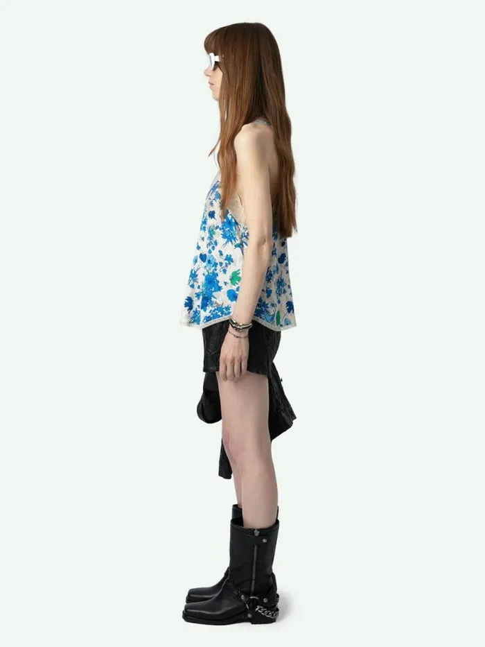 Women Zadig and Voltaire Tops and Shirts Christy Camisole Ecru Women Zadig and Voltaire Tops and Shirts Christy Camisole Ecru