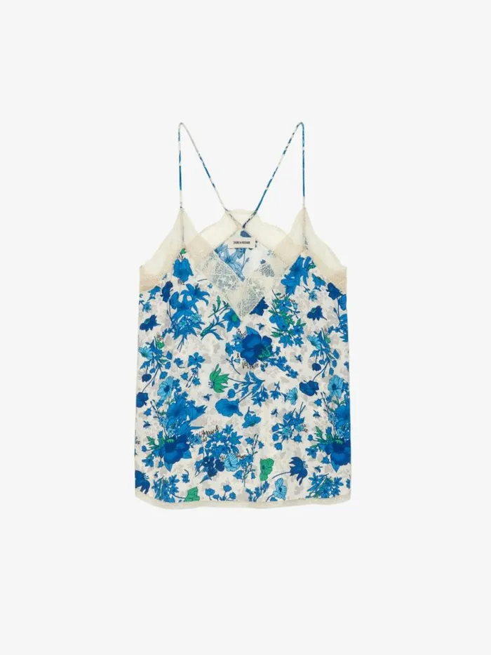 Women Zadig and Voltaire Tops and Shirts Christy Camisole Ecru Women Zadig and Voltaire Tops and Shirts Christy Camisole Ecru