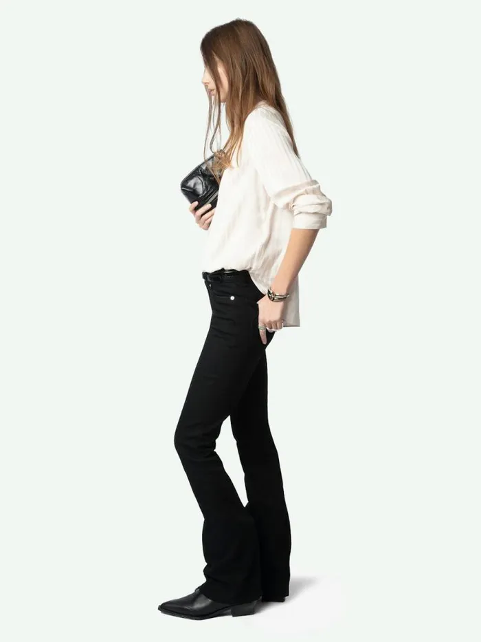 Women Zadig and Voltaire Tops and Shirts Tink Satin Blouse Pearly