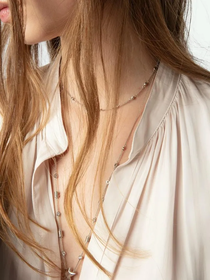 Women Zadig and Voltaire Tops and Shirts Tink Satin Blouse Pearly
