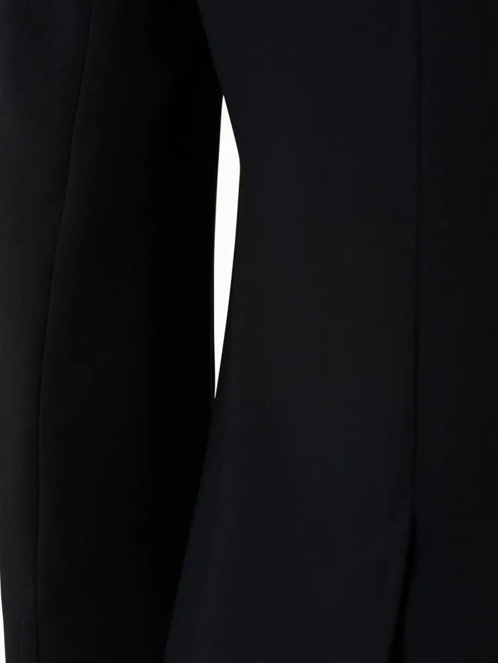 Wool DoubleFace Blazer With Elongated Lapel Black Women Akris Jackets