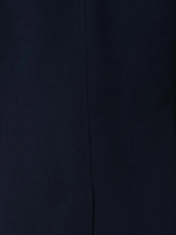 Wool DoubleFace Blazer With Elongated Lapel Navy Women Akris Jackets