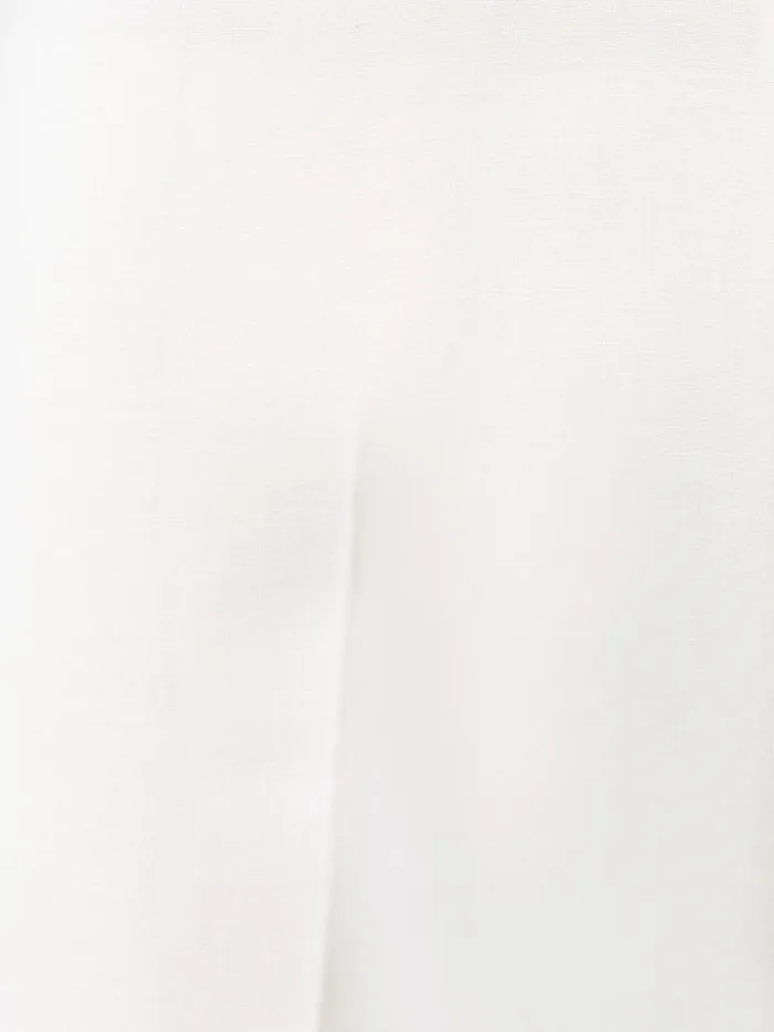 Wool DoubleFace Pants With Slim Leg Offwhite Women Akris Pants