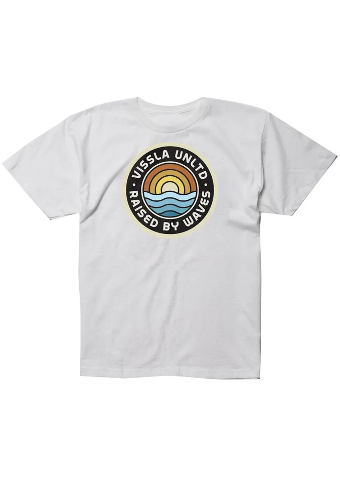 Youth Vissla Markz Kids Tee White Clothing